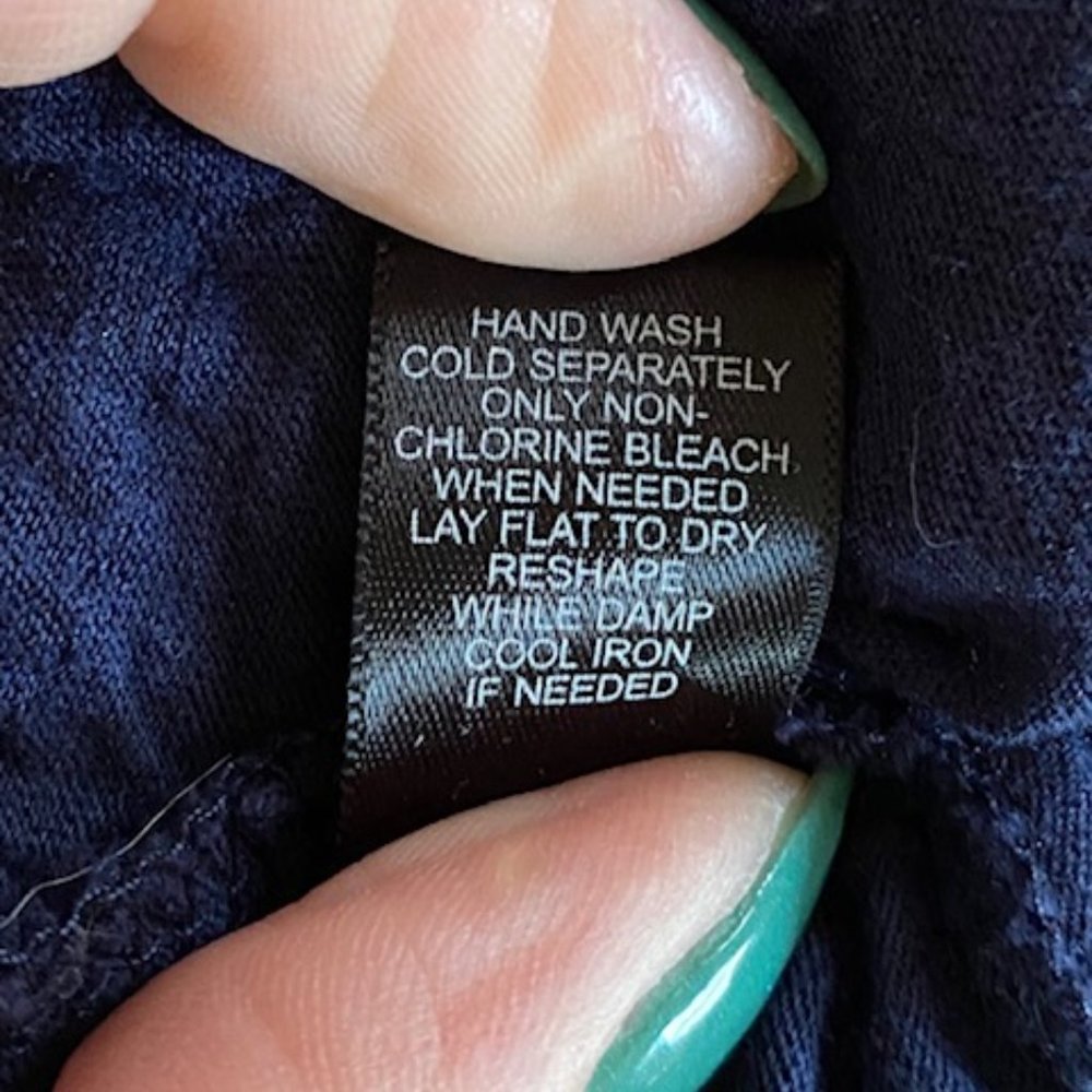 Express Navy Blue Ruffle Tank - Picture 8 of 10